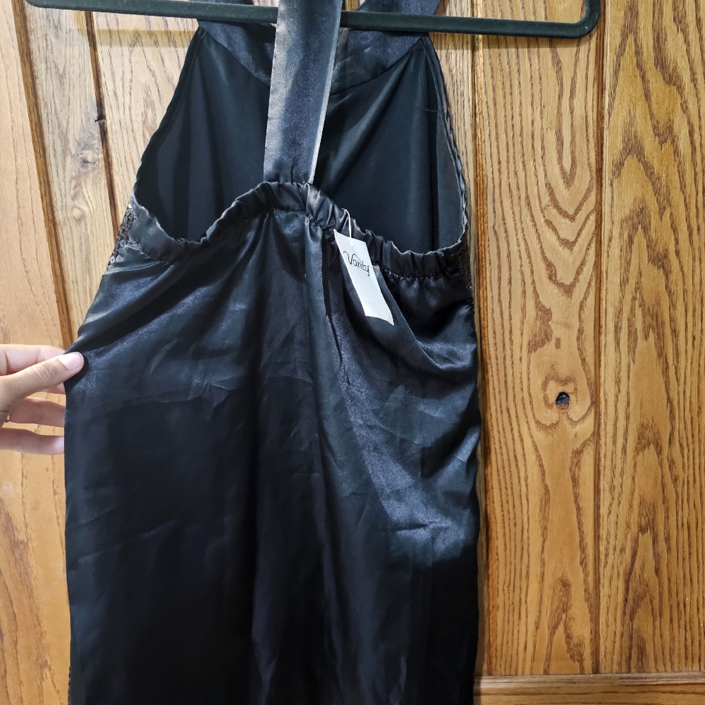 Black Sequim Mini Dress - Picture 5 of 9